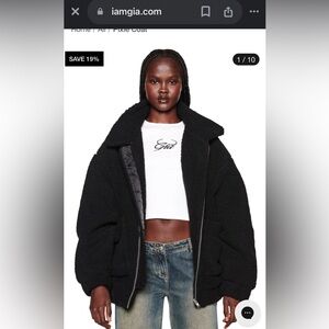 I.AM.GIA Pixie Teddy Bear Coat XS GUC